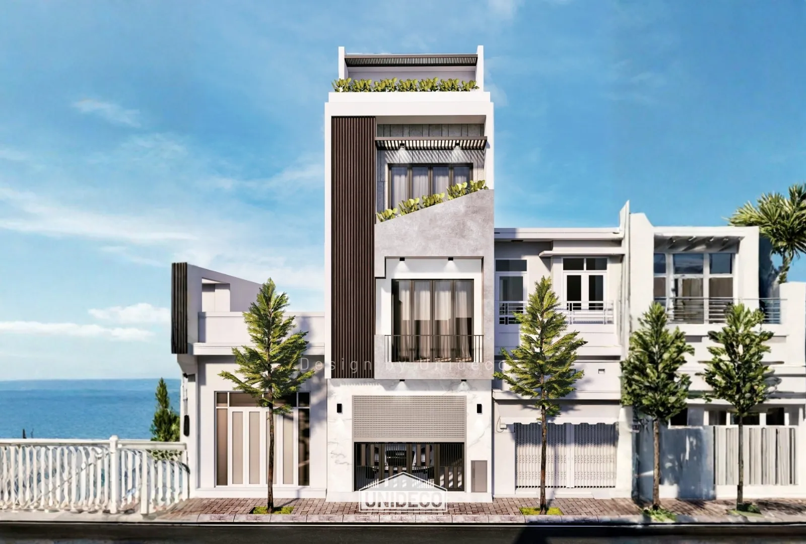 Nhà phố cao tầng hiện đại bà rịa