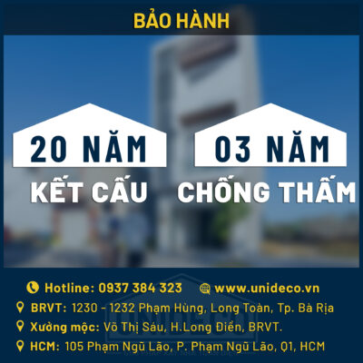 Chính sách bảo hành và hậu mãi vượt trội của Unideco, cam kết chất lượng