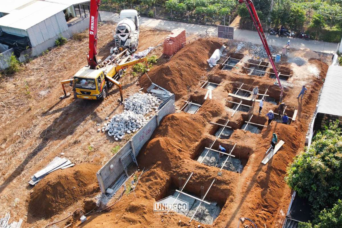 nền móng vững chắc giúp kép dài tuổi thọ công trình