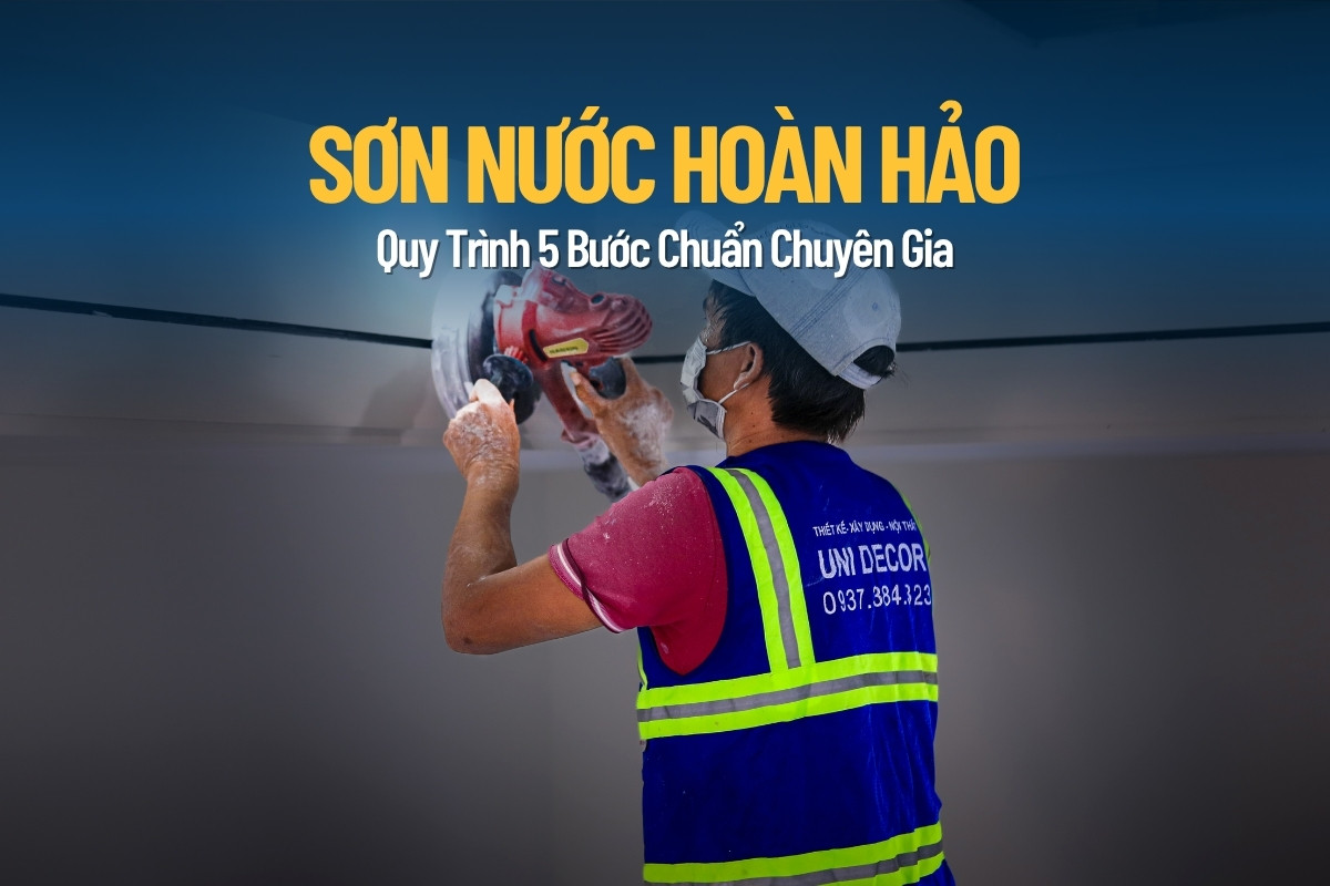 Quy Trình Sơn Nước Hoàn Hảo: 5 Bước Chuẩn Chuyên Gia