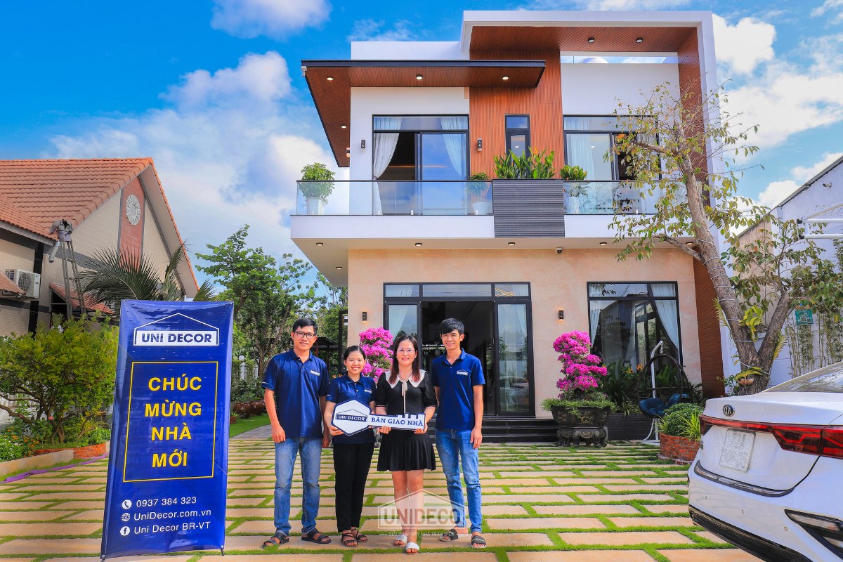 Ngôi nhà hoàn thiện là kết quả của một quy trình xây nhà trọn gói uy tín và minh bạch.