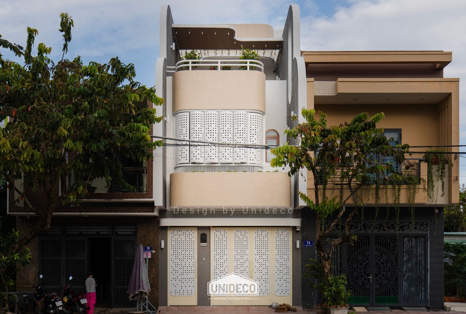 tổ ấm hiện đại 3 tầng