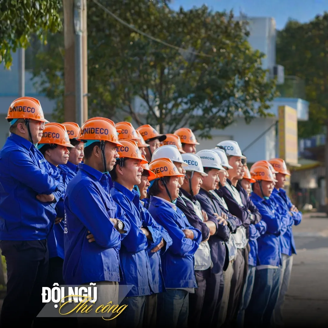 Đội ngũ kỹ sư giám sát, thi công Unideco