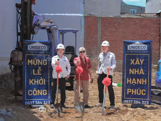 Khởi công công trình unideco brvt
