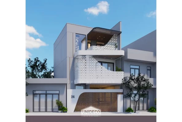 mặt tiền nhà phố hiện đại - bà rịa