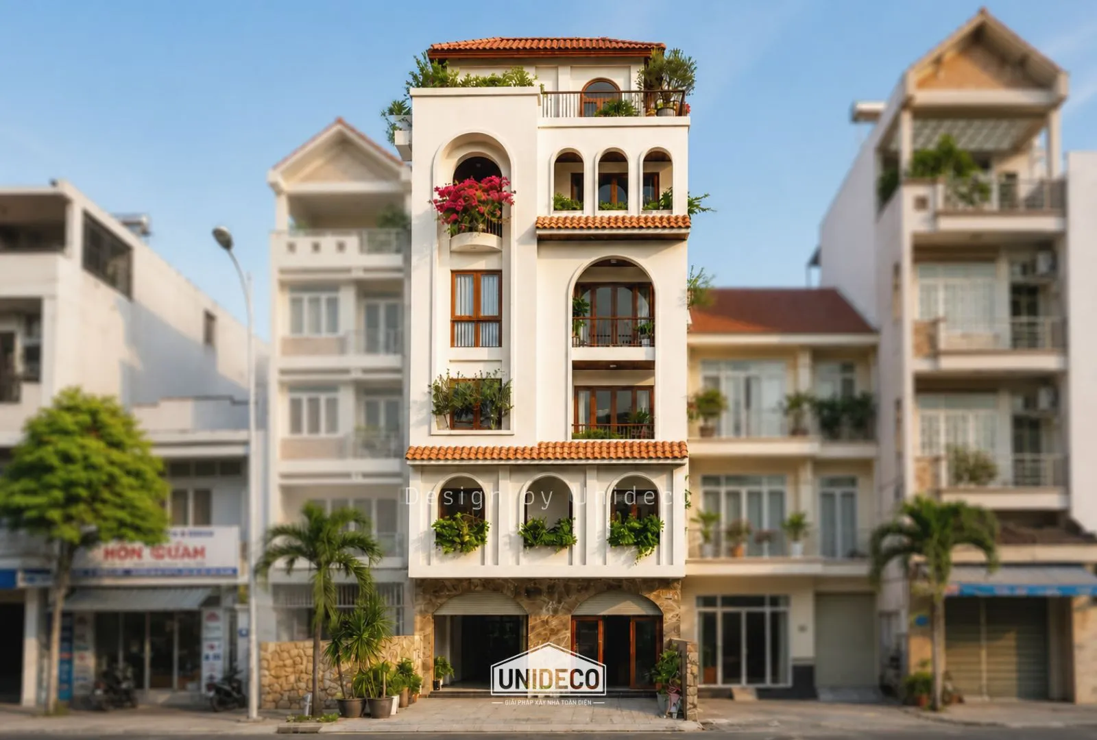 Nhà ở kết hợp thương mại công trình dịch vụ 6 tầng VT