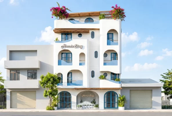 Công trình dịch vụ homie stay Santorini