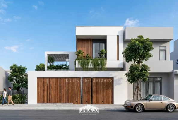 Nhà phố kiến trúc tối giản hiện đại Châu Đức