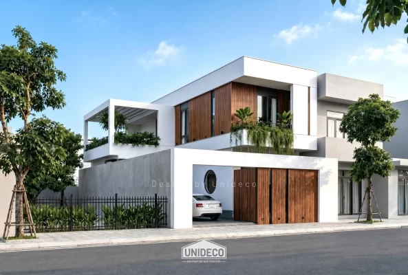 Nhà phố kiến trúc tối giản hiện đại Châu Đức