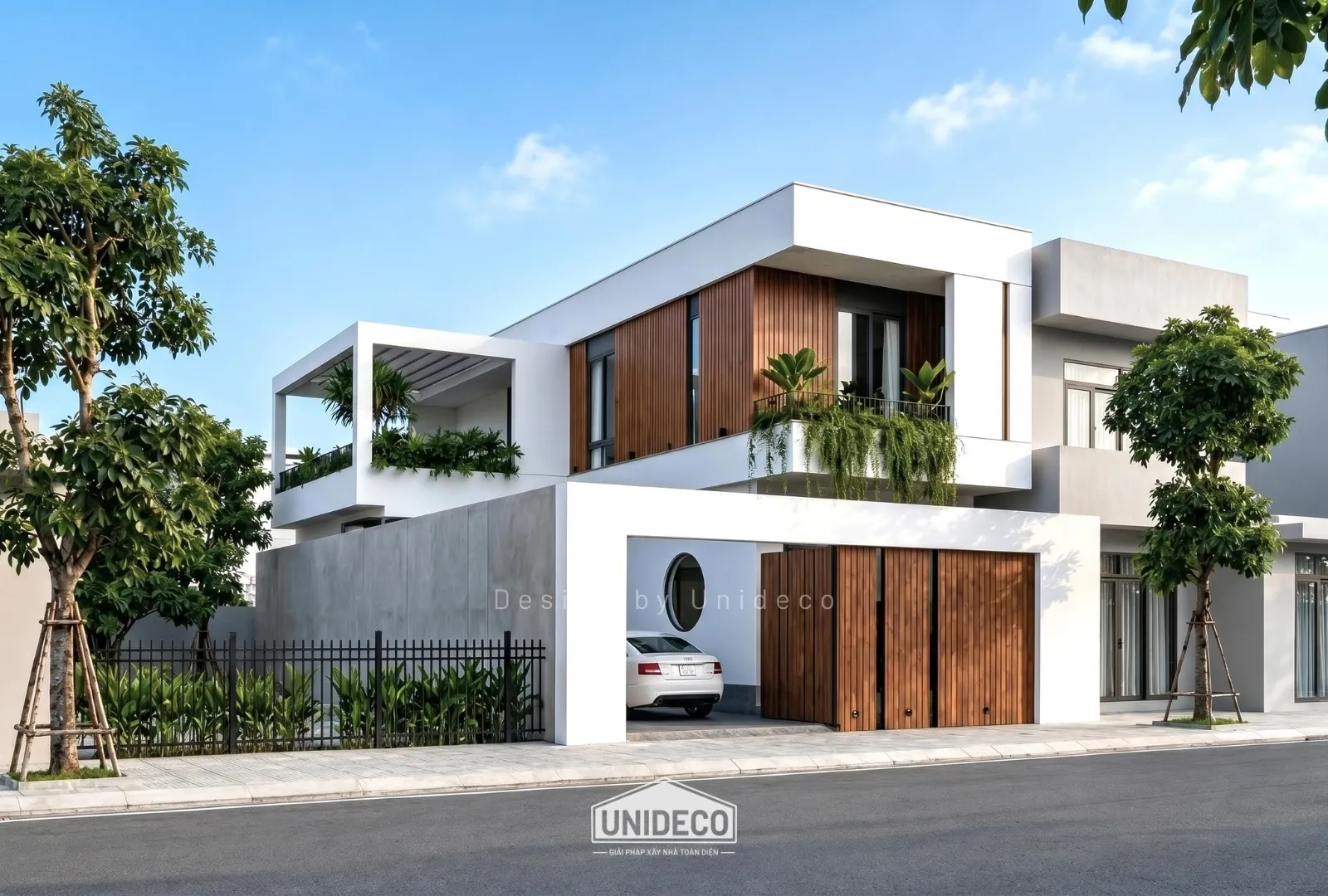 Nhà phố kiến trúc tối giản hiện đại Châu Đức