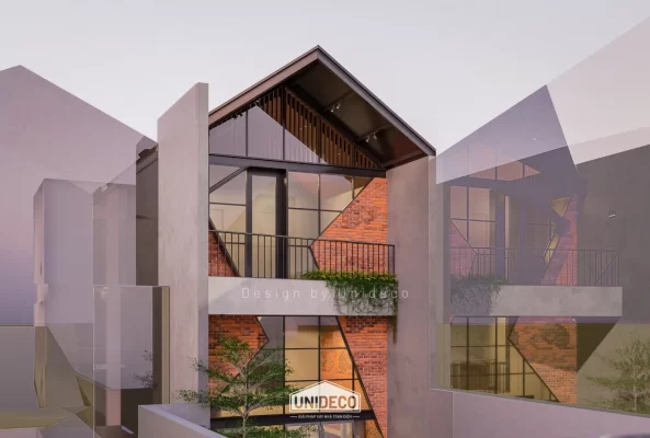 Kiến trúc Brutalism thô mộc Unideco