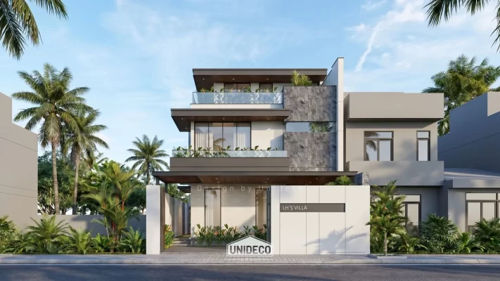 Biệt thự Kiến Trúc Hiện Đại Nhiệt Đới BR