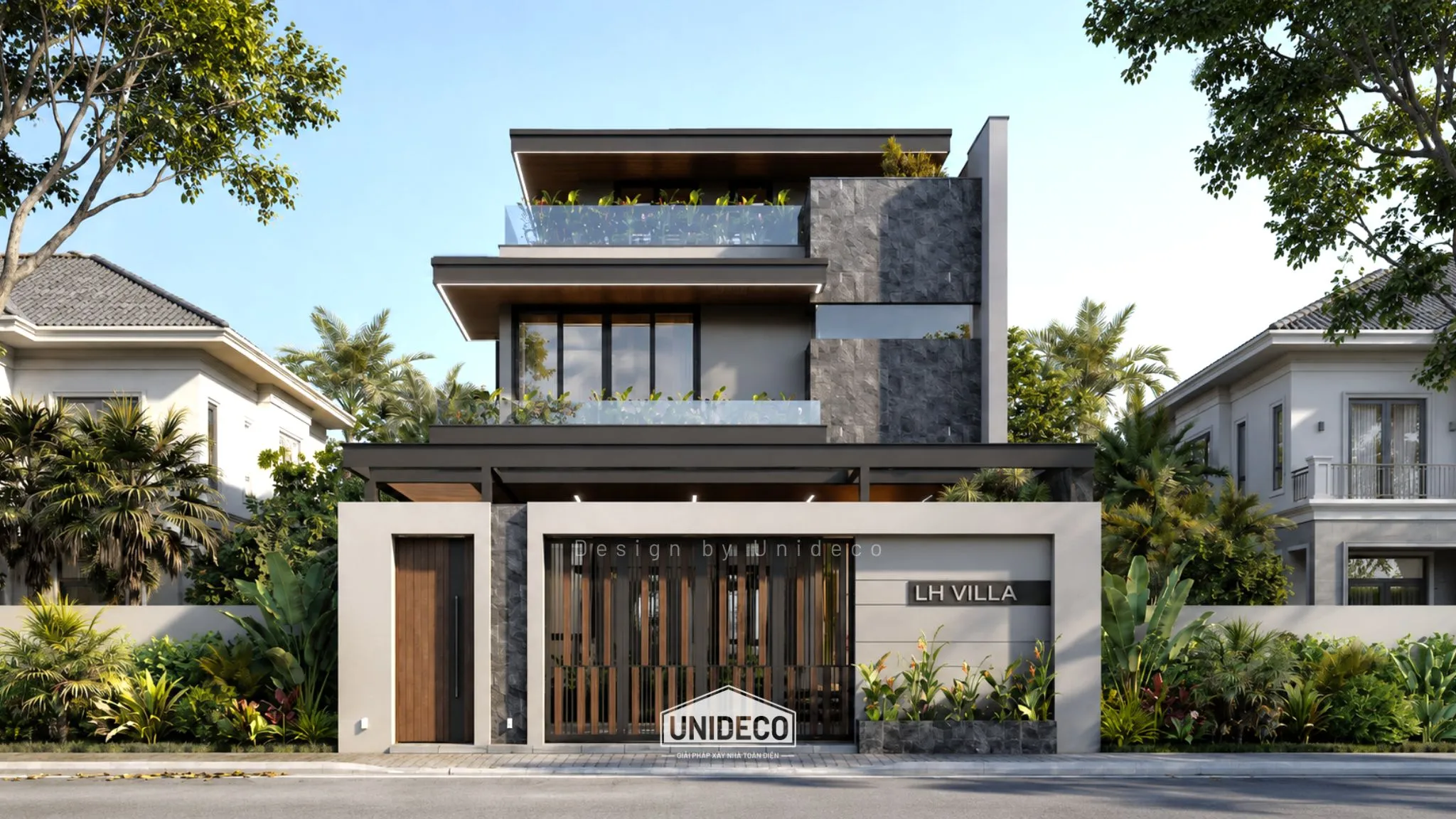 Kiến trúc biệt thự hiện đại BR