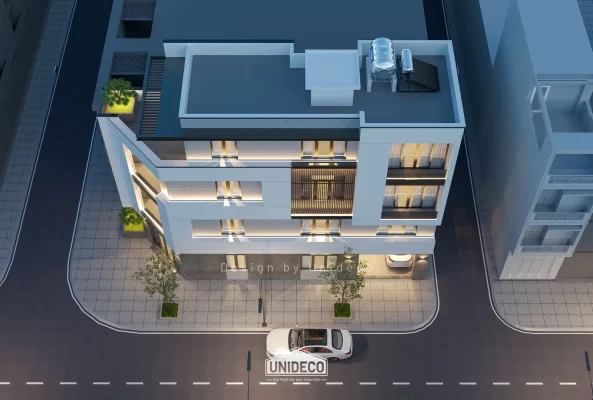 Thiết kế Nhà phố hai mặt tiền Bà Rịa