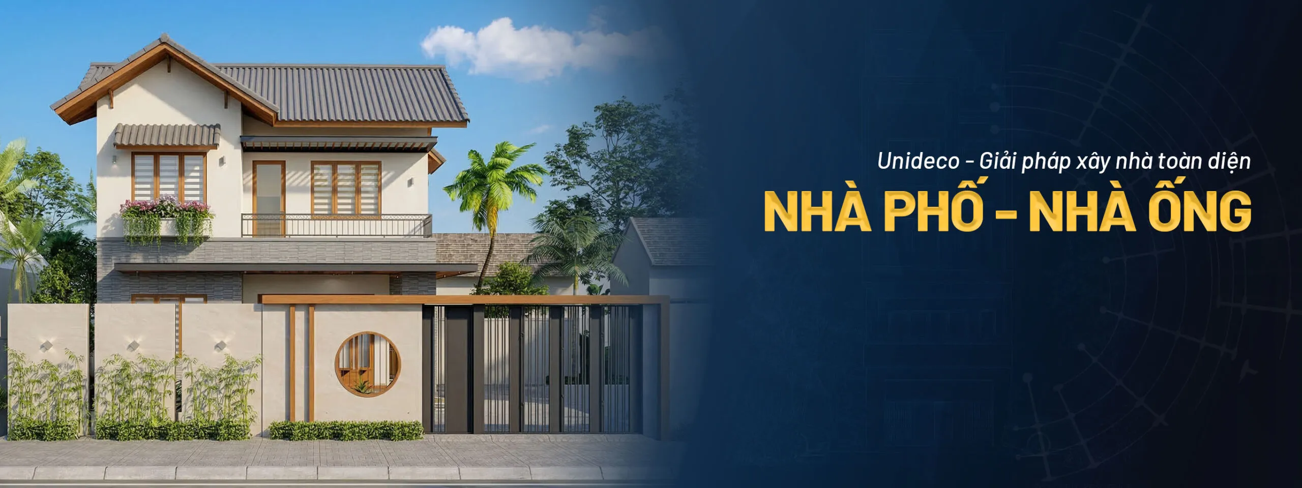 Banner mẫu nhà phố đẹp