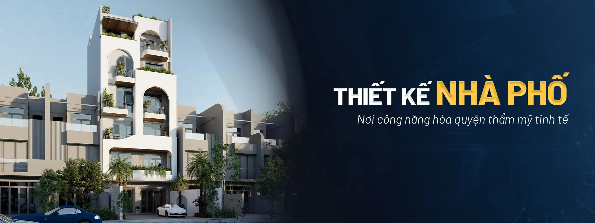 Thiết kế nhà phố trọn gói